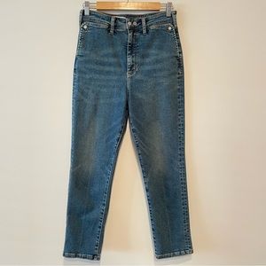 Pilcro Anthropologie Women High Rise Cigarette Medium Wash Slim Jeans Size 29